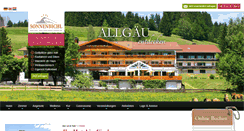 Desktop Screenshot of hotel-sonnenbichl.com